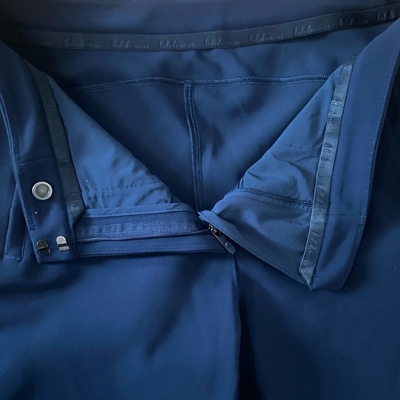 Lululemon On The Move Navy Blue Straight Ankle Pants - Picture 8 of 8